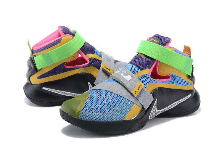 Nike LeBron Solider 9 Mandarin Dunk Basketball Shoes